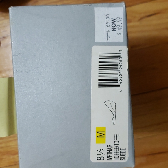 Nine West Suede Wedges in Toffee 8.5 - Picture 4 of 5